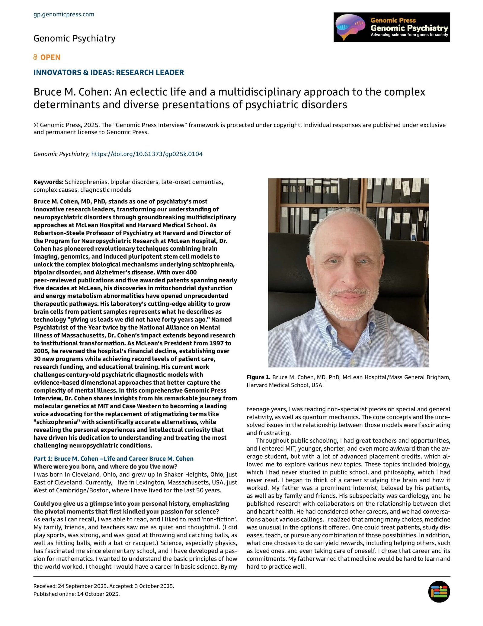 Genomic Press Interview